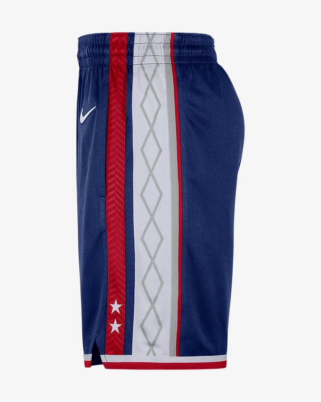 Баскетбольные Шорты Nike Philadelphia 76ers 21-22 "Blue" фото № 3