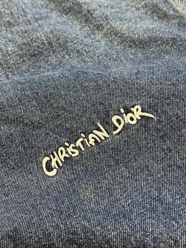 Куртка Christian Dior White Print Small Logo "Blue" фото № 6