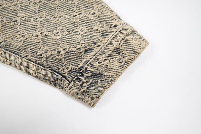 Джинсовая Куртка Gucci With Button Pockets "Gray" фото № 5