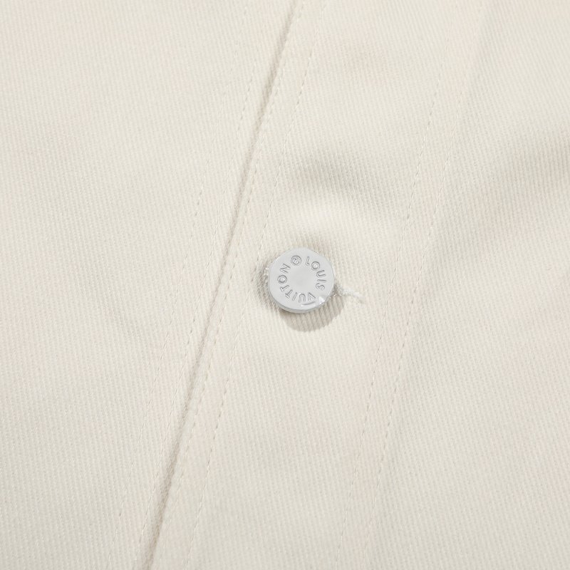 Джинсовая Куртка Louis Vuitton Two - Tone "Gray/White" фото № 3