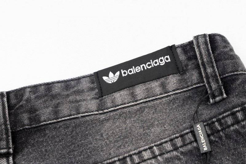 Джинсы Balenciaga X Adidas Wide Style "Gray" фото № 7