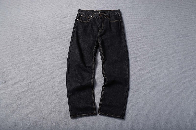 Джинсы Carhartt Small Brand Logo "Black" фото № 4