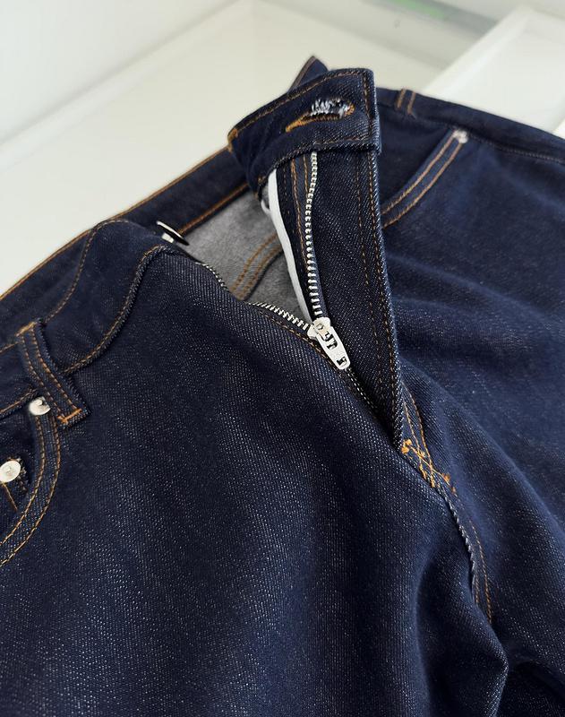 Джинсы Christian Dior Frontside Pockets Brown Stripe Dior "Blue" фото № 3