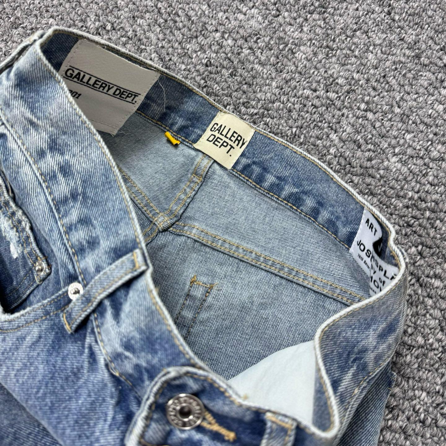 Джинсы Gallery Dept Washed "Blue Denim" фото № 4