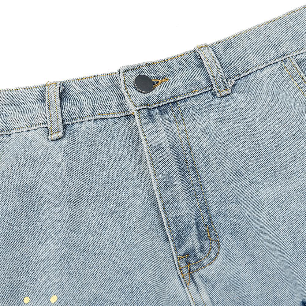 Джинсы Gallery Dept. LA Flare Reconstructed "Light Blue" фото № 4