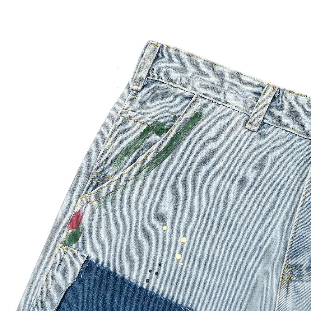 Джинсы Gallery Dept. LA Flare Reconstructed "Light Blue" фото № 5