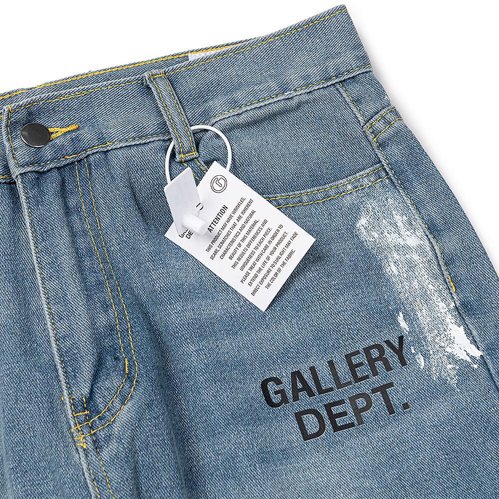 Джинсы Gallery Dept. LA Flare Contrast Inset "Blue/Black" фото № 4