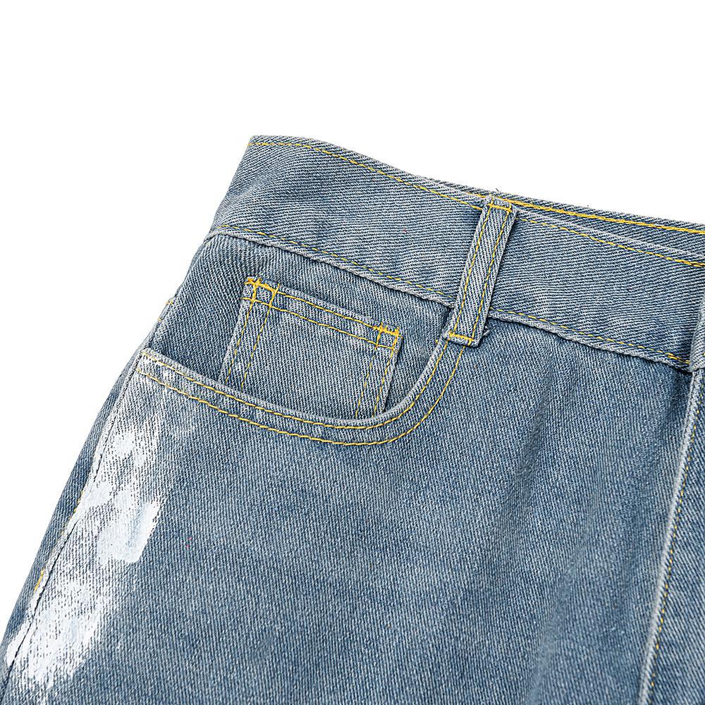 Джинсы Gallery Dept. LA Flare Contrast Inset "Blue/Black" фото № 5