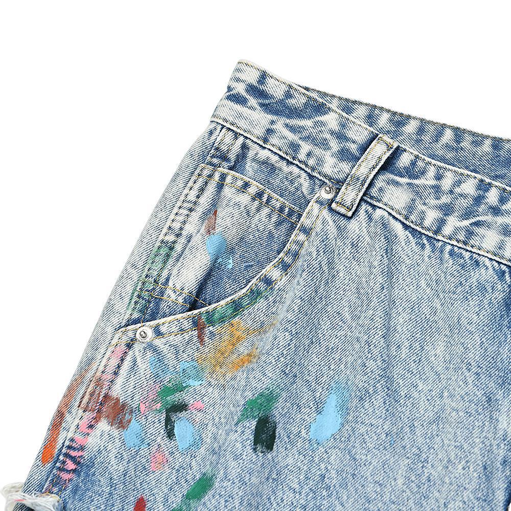 Джинсы Gallery Dept. LA Flare Reconstructed "Light Blue" фото № 5