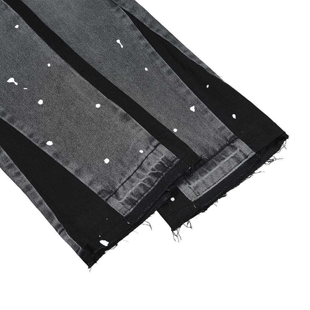 Джинсы Gallery Dept. LA Flare Distressed Paint "Grey" фото № 3