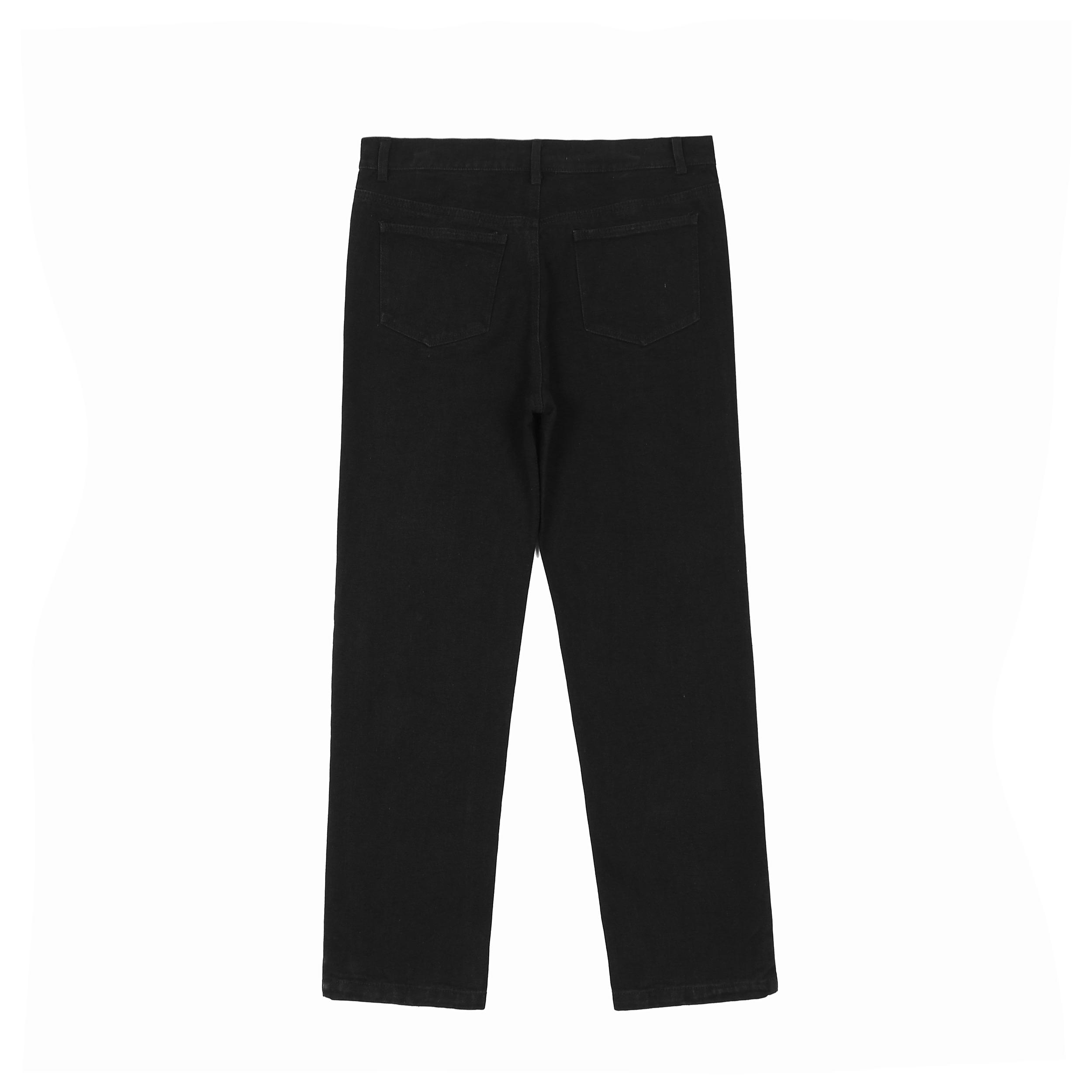 Джинсы REVENGE Simple Straight “Black” фото № 2