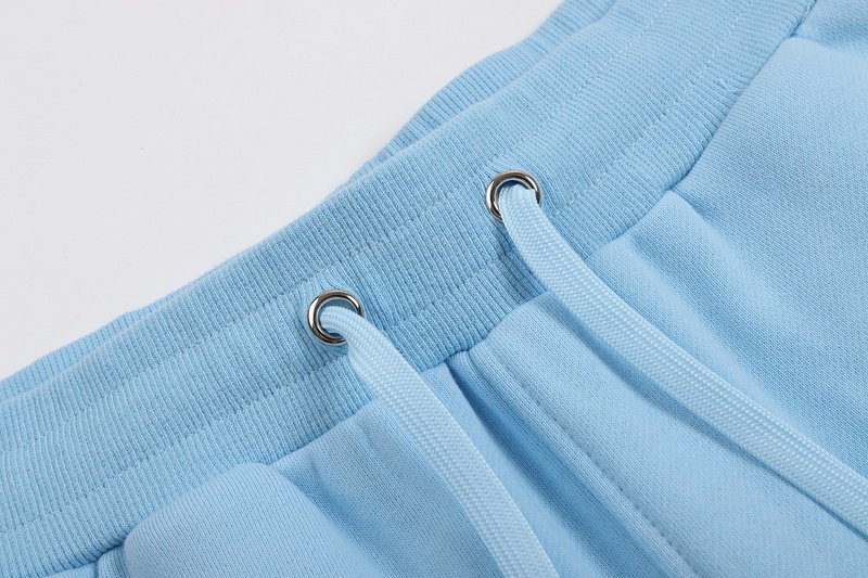 Штаны Amiri Monochrome Cotton With Logo "Blue" фото № 8