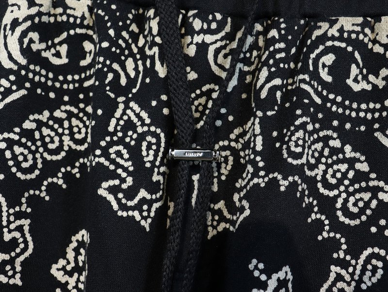 Штаны Amiri With An Ornament "Black" фото № 8