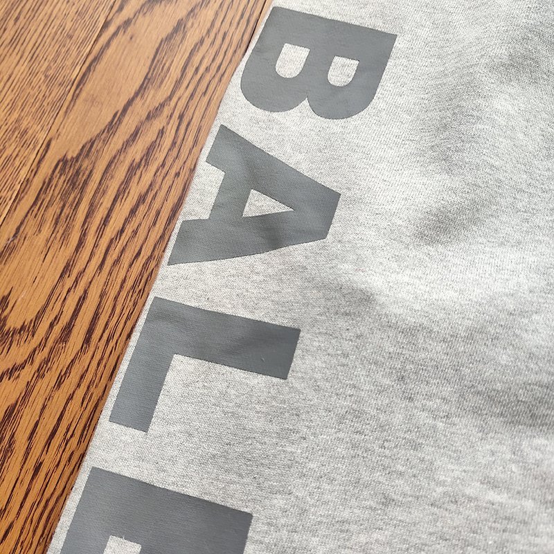 Штаны Balenciaga With Large Text Brand Logo "Gray" фото № 3