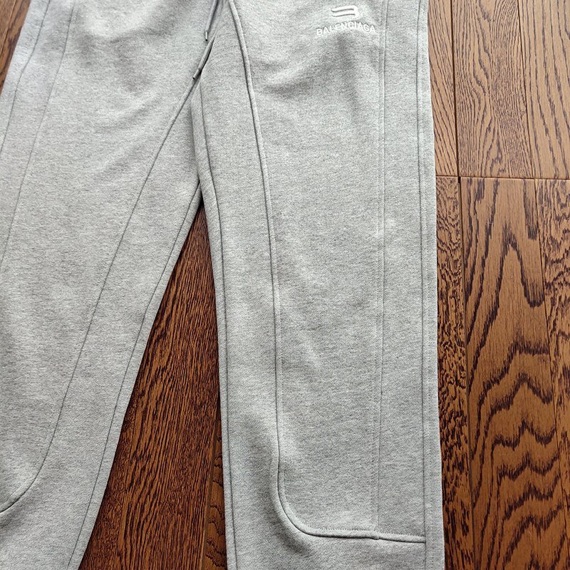 Штаны Balenciaga With Large Text Brand Logo "Gray" фото № 8