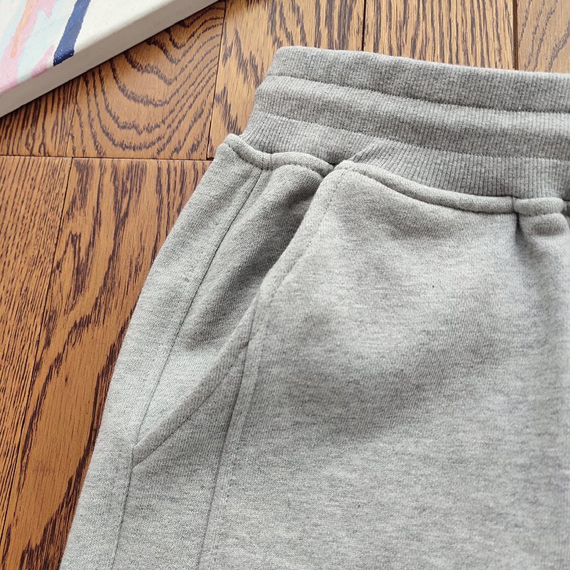 Штаны Balenciaga With Large Text Brand Logo "Gray" фото № 9