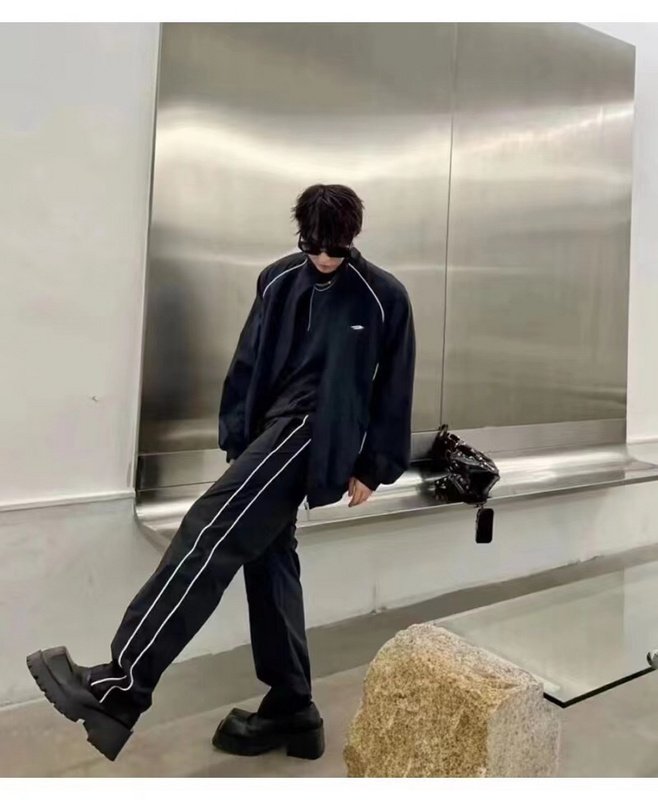 Штаны Balenciaga 3B Sport Icon "Black" фото № 8