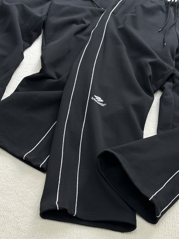 Штаны Balenciaga 3B Sport Icon "Black" фото № 5