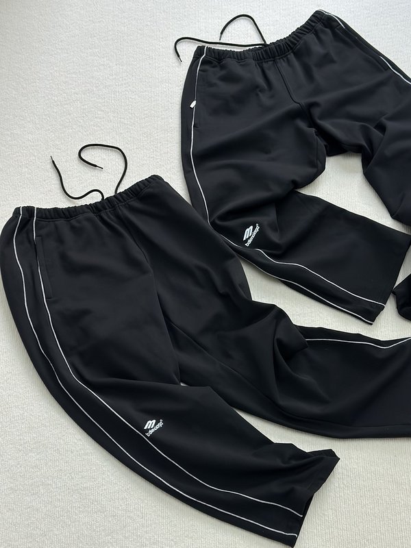 Штаны Balenciaga 3B Sport Icon "Black" фото № 4