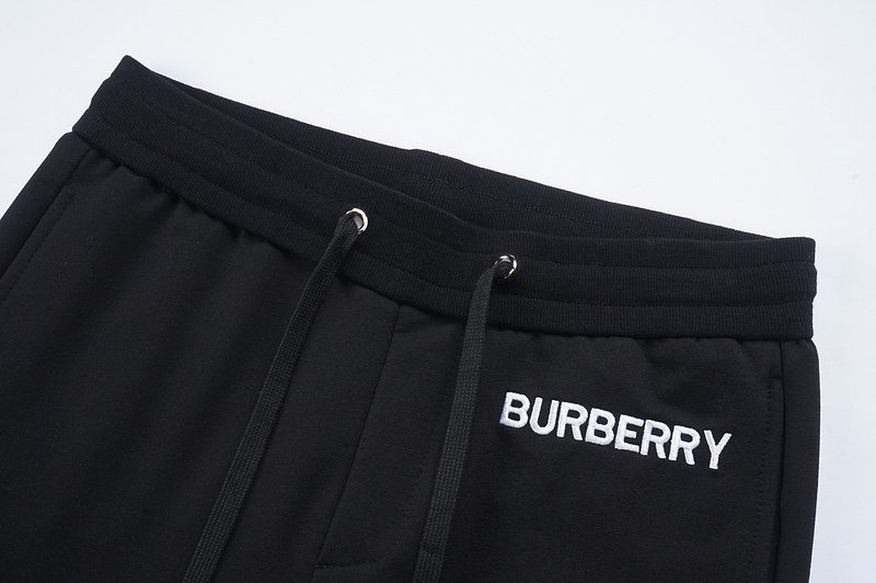 Штаны Burberry With Logo On The Whole Pocket "Black" фото № 4