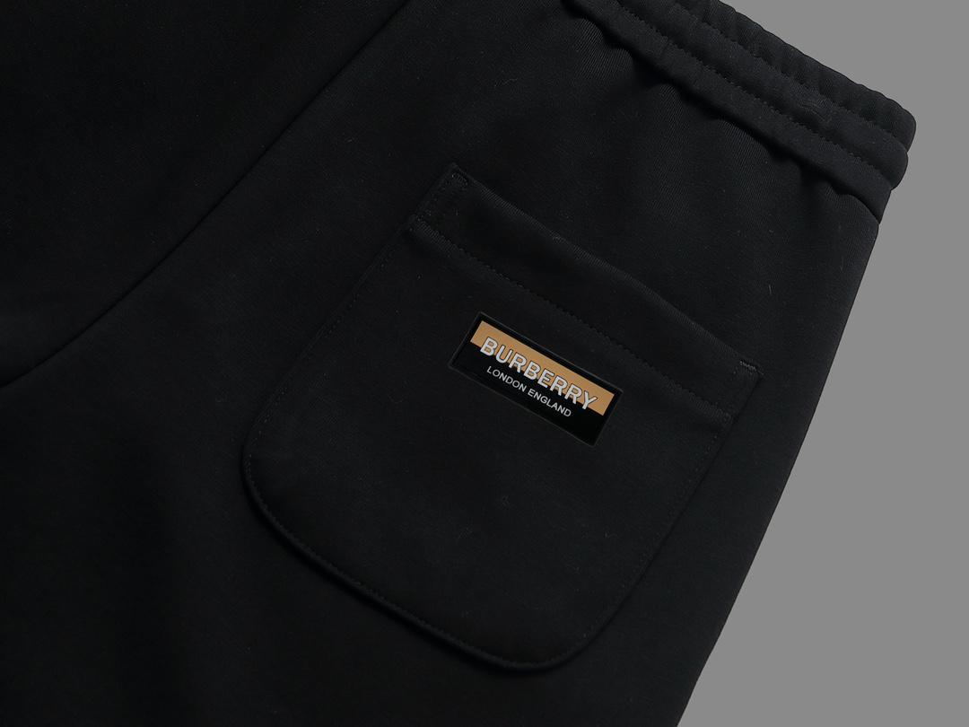 Штаны Burberry Frontside Print Gray Laurel Warrior And Horse "Black" фото № 5