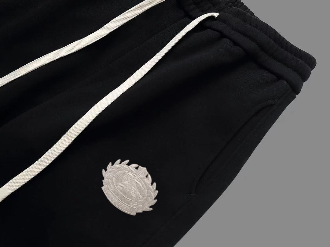 Штаны Burberry Frontside Print Gray Laurel Warrior And Horse "Black" фото № 2