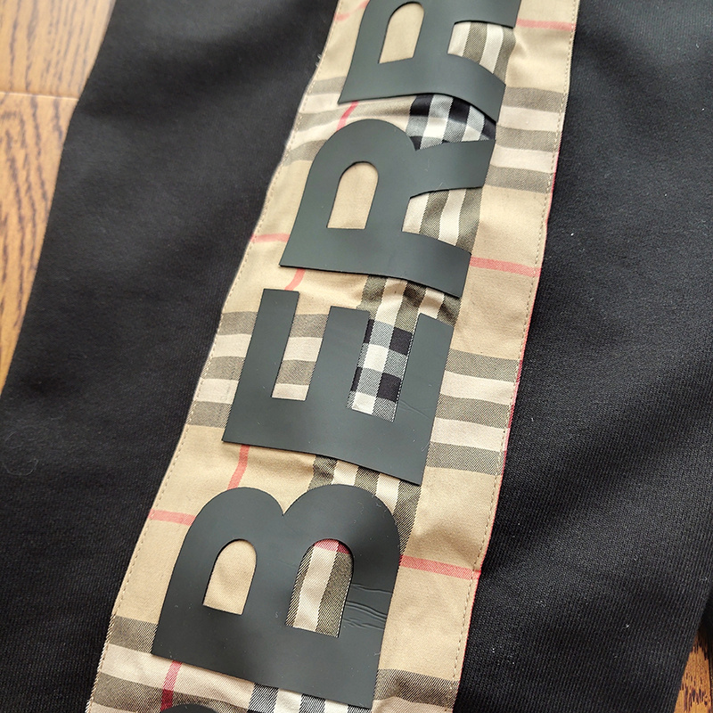 Штаны Burberry With Strip In A Cage "Black" фото № 2