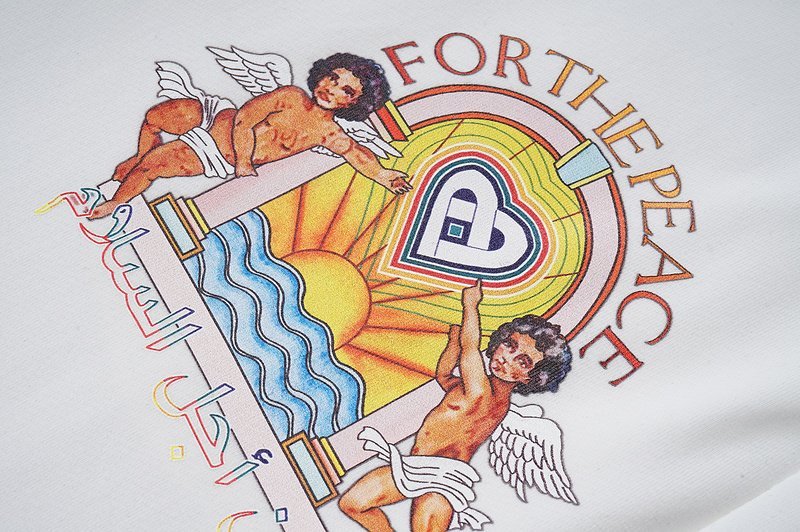 Штаны Casablanca Entrance To Heaven "White" фото № 2