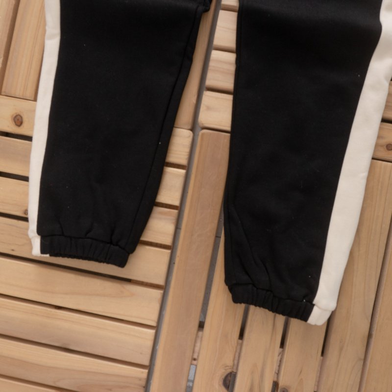 Штаны Essentials Colored Side Stripe "Black Beige" фото № 3