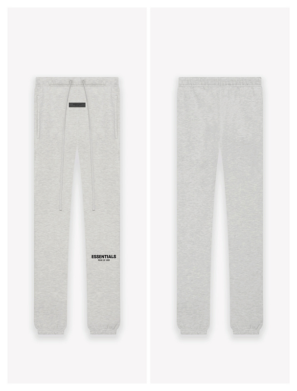 Штаны Fear Of God Insulated With Elastic Band "White/Gray" фото № 5