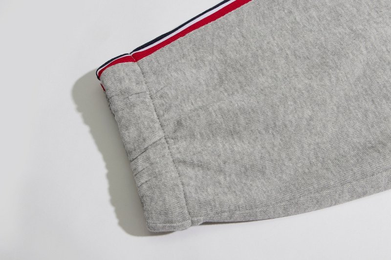 Штаны Moncler With Logo And Stripes On The Side "Gray" фото № 4