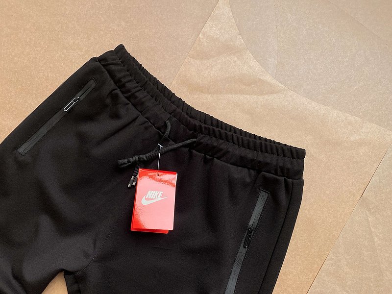 Штаны Nike Checkmark And Text Logo "Black" фото № 3