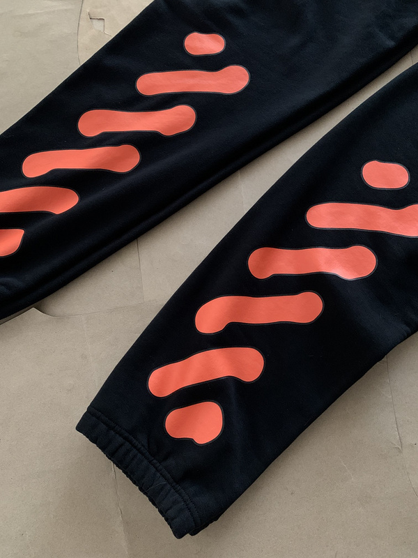 Штаны Off White With An Orange Logo "Black" фото № 4