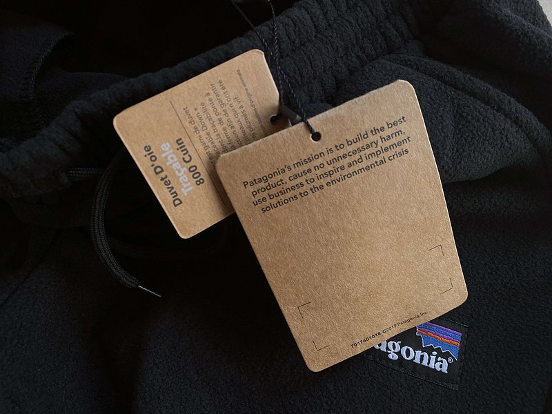 Штаны Patagonia Small Logo With Mountains "Black" фото № 9