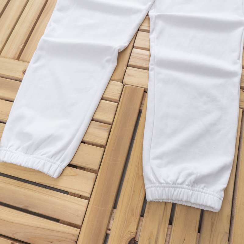 Штаны Prada Triangle Small Log "White" фото № 2