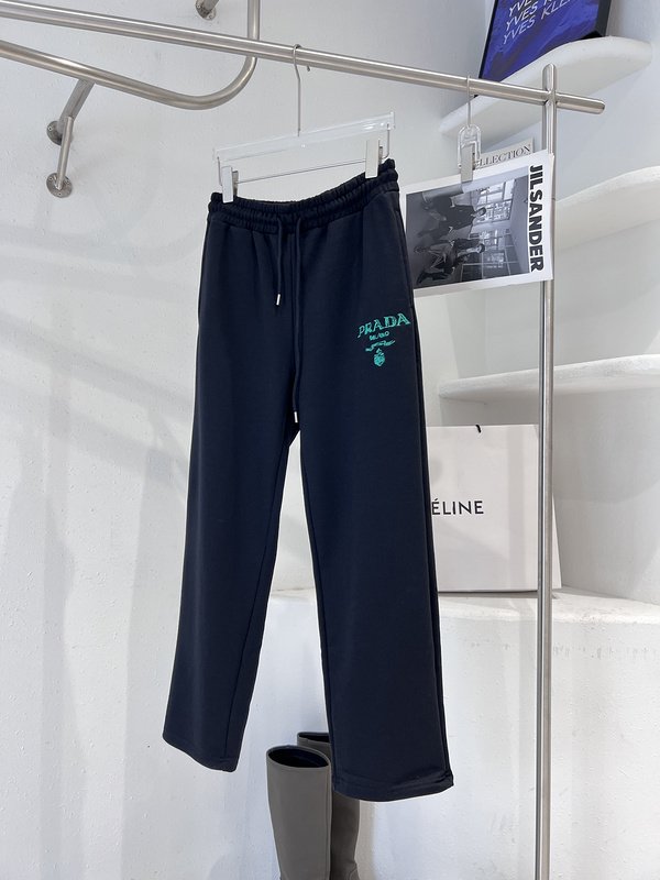 Штаны Prada Straight "Blue" фото № 2