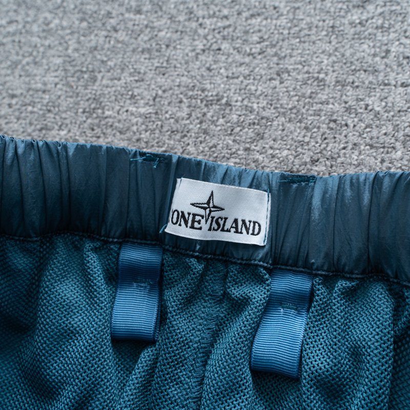 Штаны Stone Island ZIP With Logo Brand "Blue" фото № 6