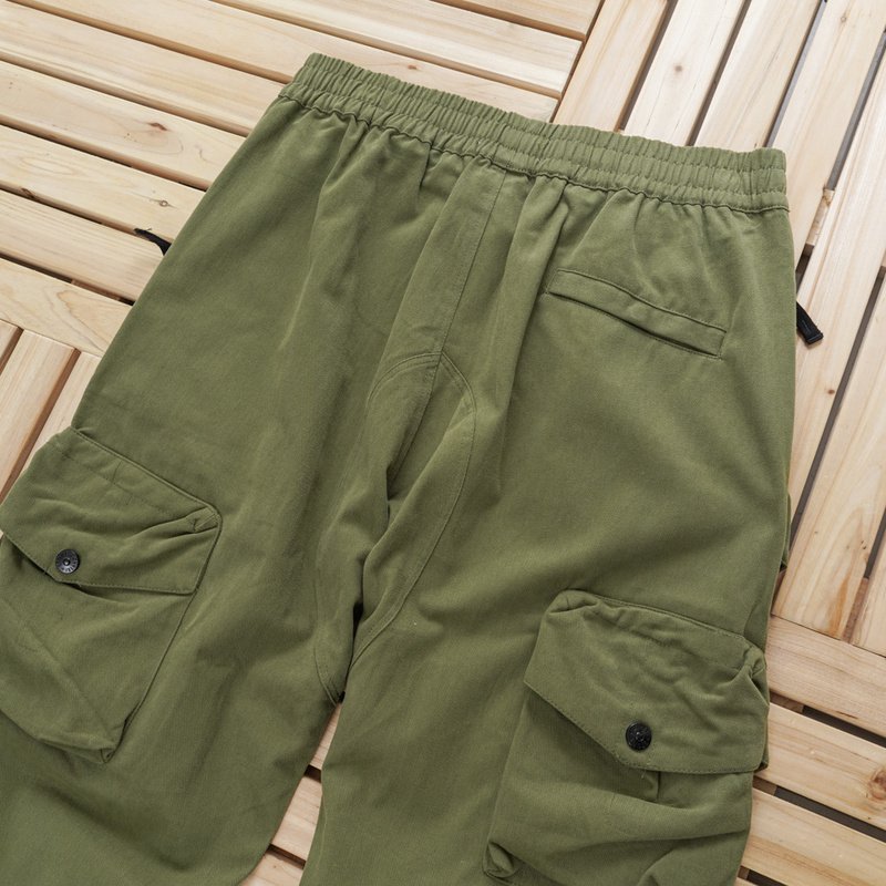 Штаны Stone Island With Rivet Pockets "Olive" фото № 5