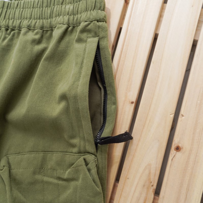 Штаны Stone Island With Rivet Pockets "Olive" фото № 8