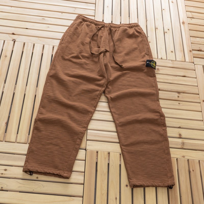 Штаны Stone Island Logo Patch "Brown" фото № 2