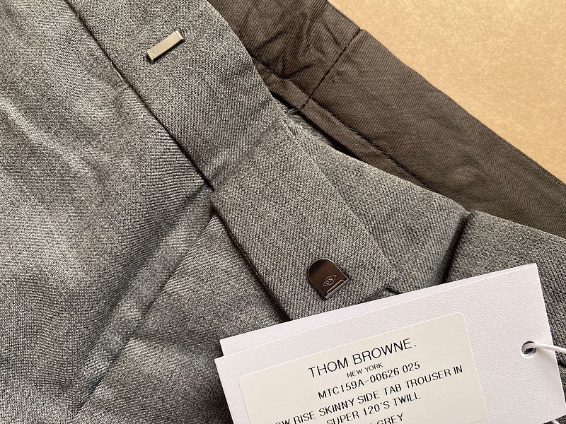 Штаны Thom Browne Classic "Gray" фото № 3