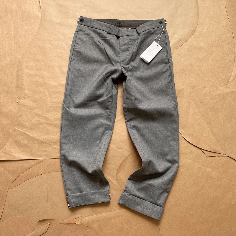 Штаны Thom Browne Classic "Gray" фото № 6