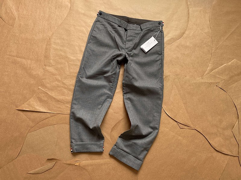 Штаны Thom Browne Classic "Gray" фото № 7