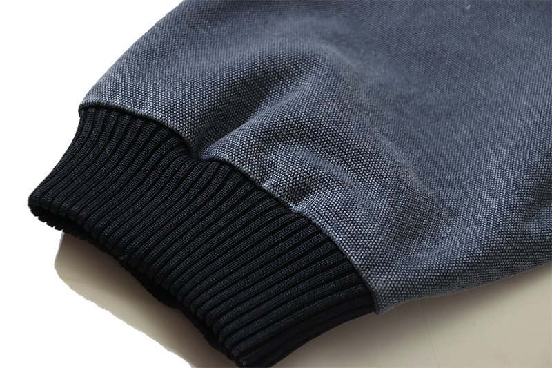 Бомбер Gallery Dept X Four Caccus With Yellow Text Logo "Gray/Blue" фото № 5