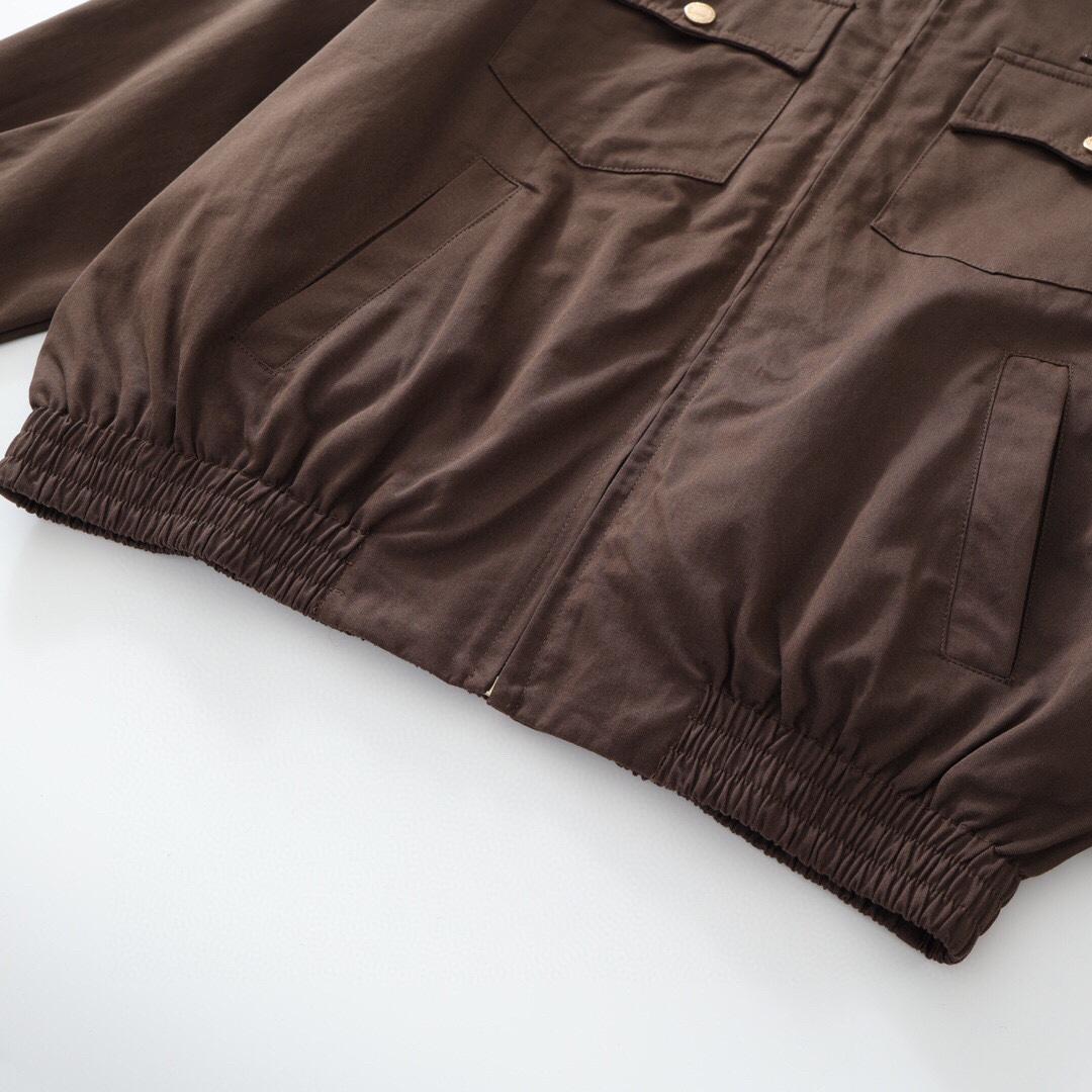 Бомбер Miu Miu Openwork Decoration "Brown" фото № 4