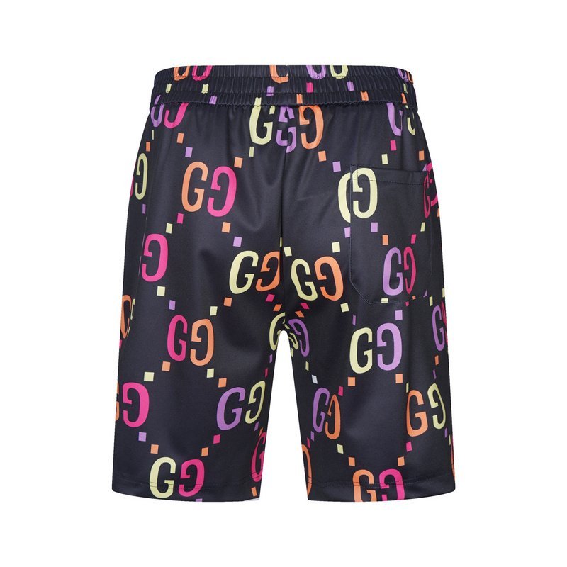 Шорты Gucci Letter Bright Print "Black" фото № 2