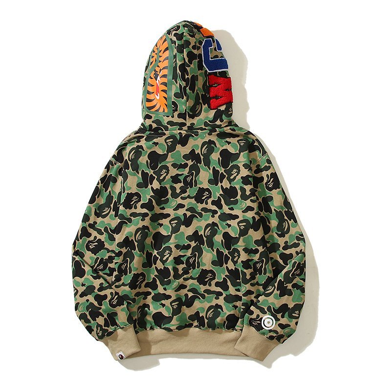 Худи A Bathing Ape Recklessness - ZIP "Green" фото № 2