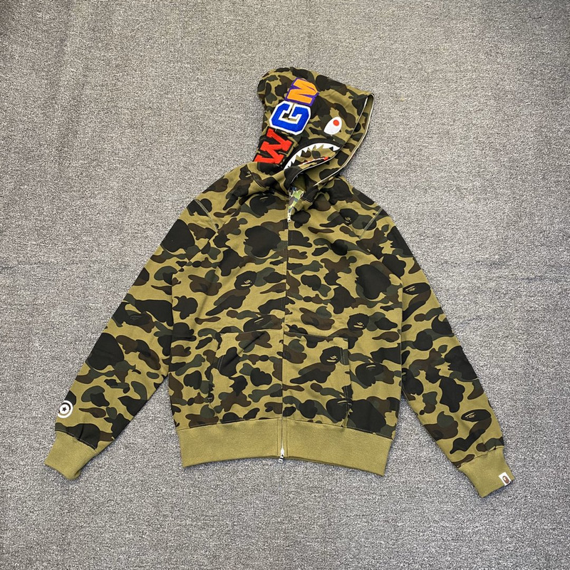 Худи A Bathing Ape Hood Mask ZIP "Yellow" фото № 2