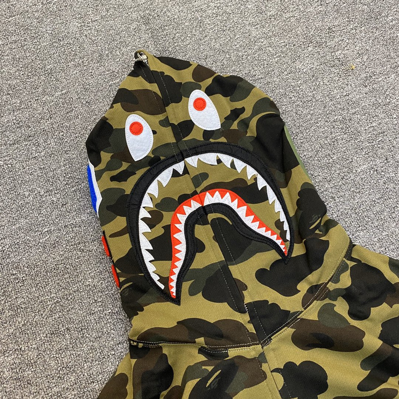 Худи A Bathing Ape Hood Mask ZIP "Yellow" фото № 4