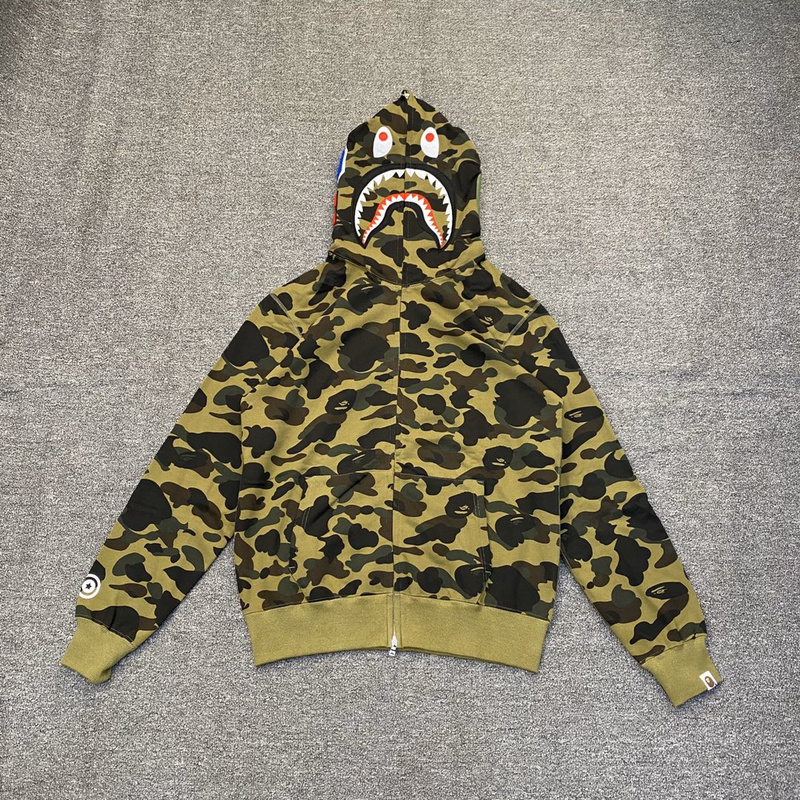 Худи A Bathing Ape Hood Mask ZIP "Yellow" фото № 6